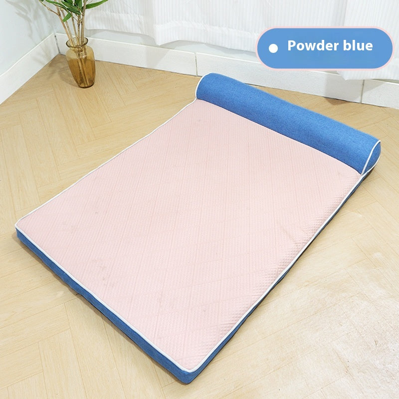 KFX-5357757 Cool Comfort Dog Sleeping Mat for All Seasons - Green, Gray, Blue Options