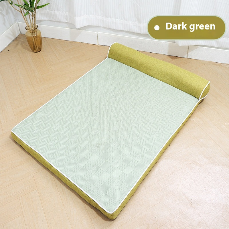KFX-5357757 Cool Comfort Dog Sleeping Mat for All Seasons - Green, Gray, Blue Options