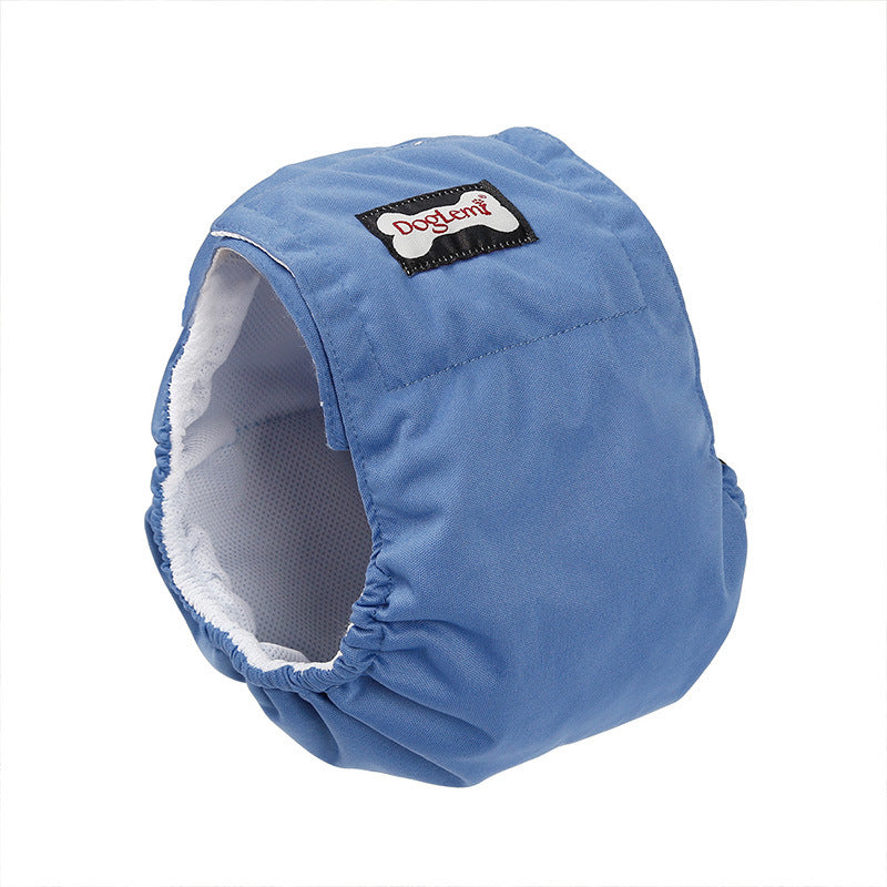 KFX-5361341 Breathable and Absorbent Pet Dog Menstrual Panties in Black, Blue, Beige - Sizes XS to 2XL