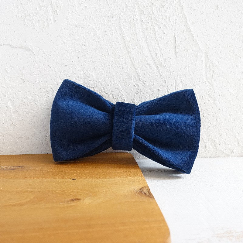 KFX-5365437 Double-Layer Bow Tie Dog Collar Accessories in Various Sizes