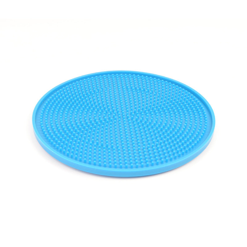KFX-5367229 Silicone Anti-Choke Dog Bowl with Licking Mat - Slow Feeding, Non-Tip Design
