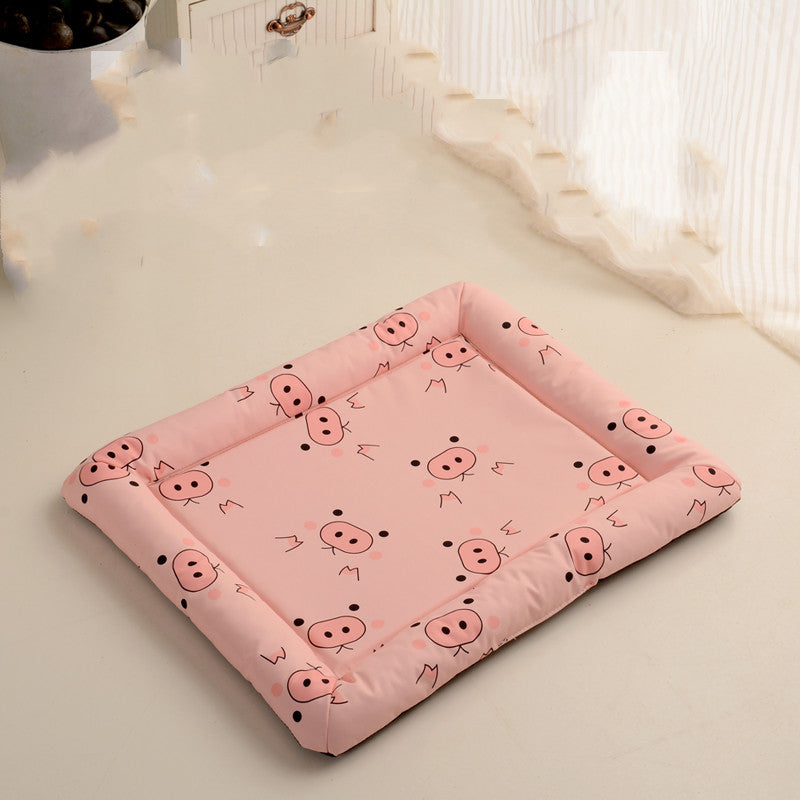 KFX-5367485 Round Waterproof Pet Mats - For Dogs and Cats, Four Seasons Use, Non-Hairy, Available in Various Sizes