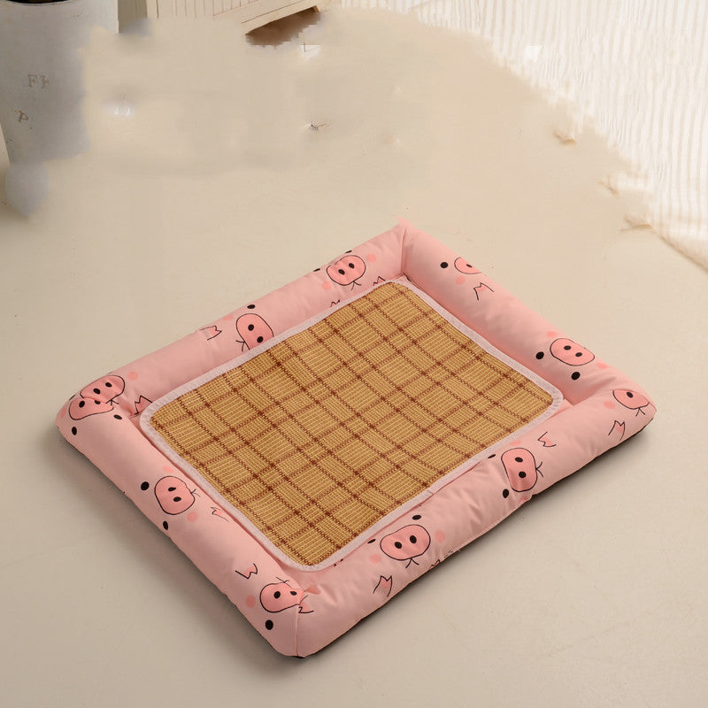 KFX-5367485 Round Waterproof Pet Mats - For Dogs and Cats, Four Seasons Use, Non-Hairy, Available in Various Sizes