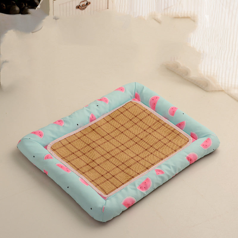 KFX-5367485 Round Waterproof Pet Mats - For Dogs and Cats, Four Seasons Use, Non-Hairy, Available in Various Sizes