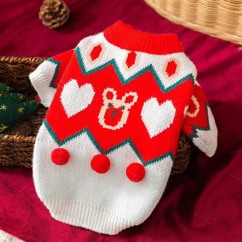 KFX-5367997 Cozy Rabbit Sweater for Small Dogs - Perfect for Spring and Autumn
