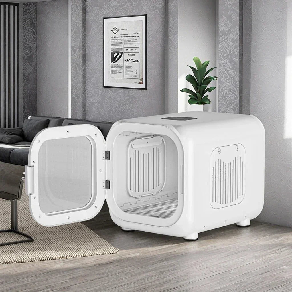 KFX-536851 Smart Automatic 60L Pet Dryer Box for Dogs and Cats, Low Noise Hair Dryer for Pet Cleaning and Bathing