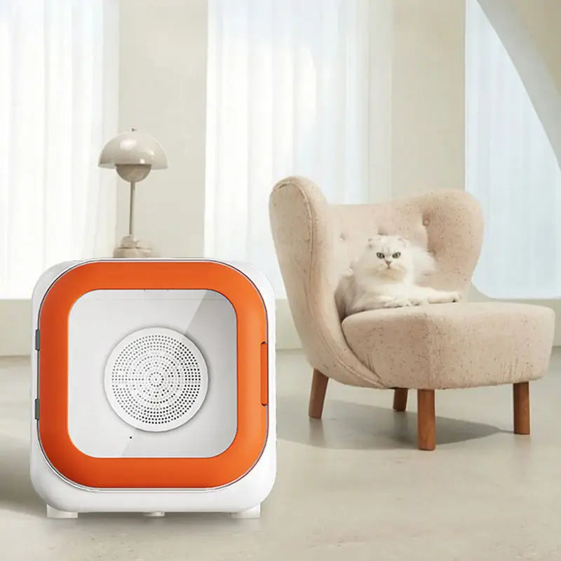 KFX-536851 Smart Automatic 60L Pet Dryer Box for Dogs and Cats, Low Noise Hair Dryer for Pet Cleaning and Bathing