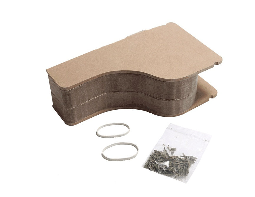 KFX-5369405 Deformed Cat Scratching Board - Corrugated Paper, 50cm Diameter, 13cm Height, 1.2kg