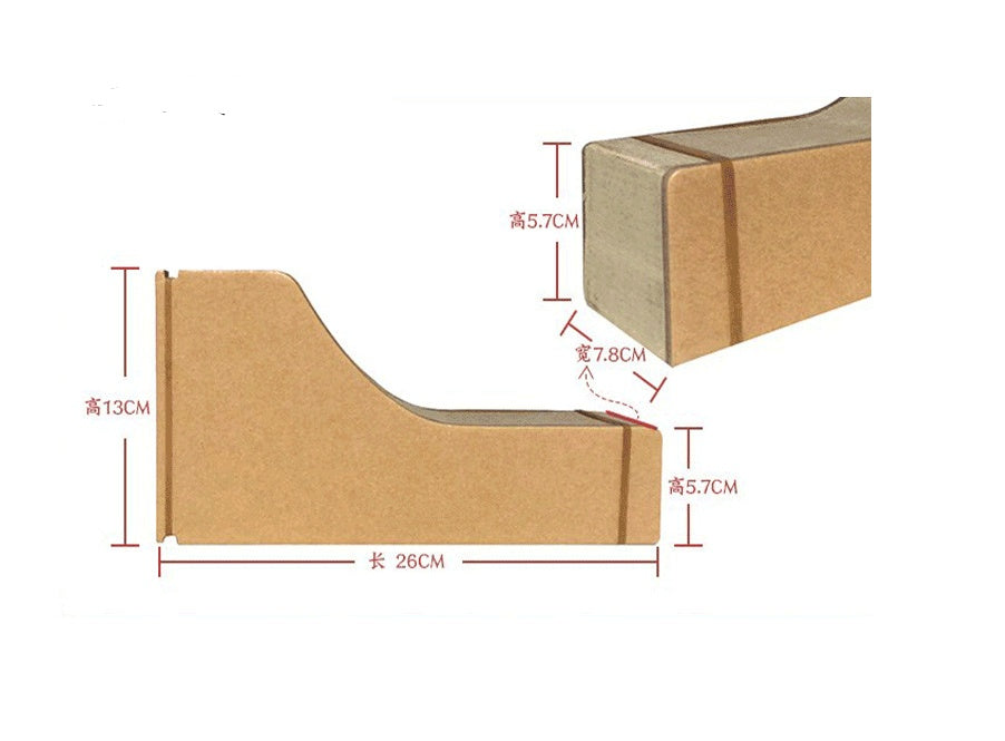 KFX-5369405 Deformed Cat Scratching Board - Corrugated Paper, 50cm Diameter, 13cm Height, 1.2kg