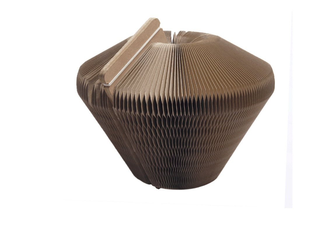 KFX-5369405 Deformed Cat Scratching Board - Corrugated Paper, 50cm Diameter, 13cm Height, 1.2kg