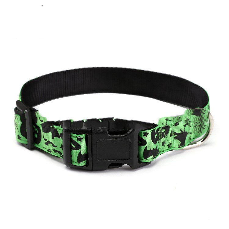 KFX-5371197 Halloween-Themed Pet Collars in Fun Designs - Nylon, Multiple Sizes Available