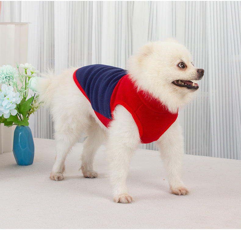 KFX-5371581 Fluffy Stand Collar Jacket in Contrast Colors for All Occasions