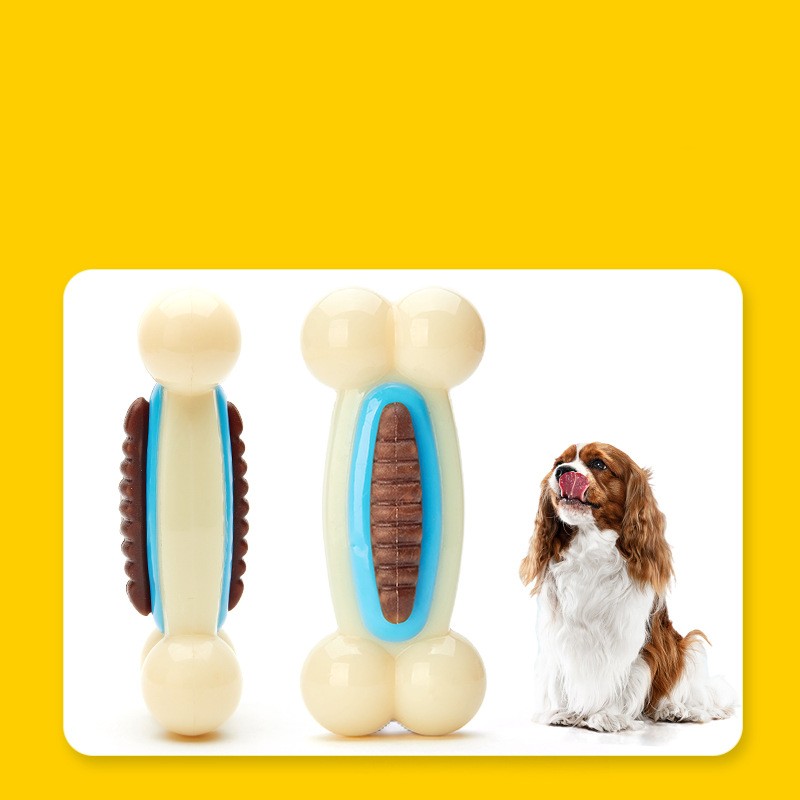KFX-5374013 Nylon Card Bone Pet Toy for Chewing and Interactive Play - Multi-size Options Available