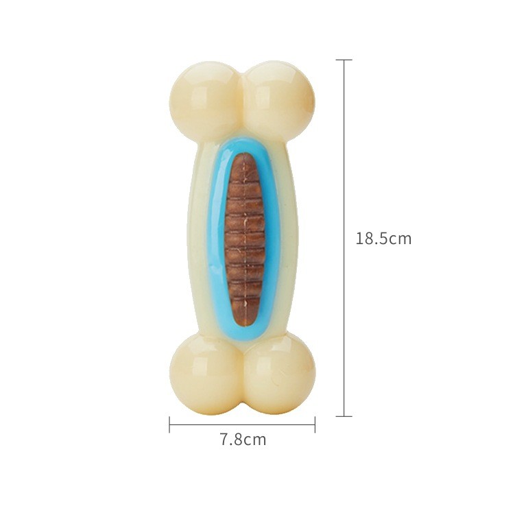KFX-5374013 Nylon Card Bone Pet Toy for Chewing and Interactive Play - Multi-size Options Available