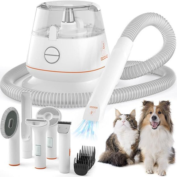 KFX-5380541 Multifunctional Pet Hair Conditioner Suit for Dogs - Orange ABS Material