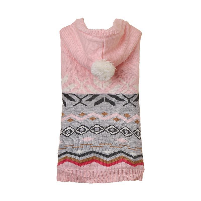 KFX-5388477 Classic Diamond Pattern Pet Sweater in Green, Blue, and Pink – Stylish Acrylic Clothing for All Sizes