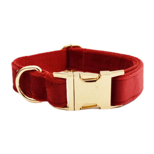 KFX-5391933 Five-Piece Dog Collar and Leash Set with Bow Tie and Poop Bag