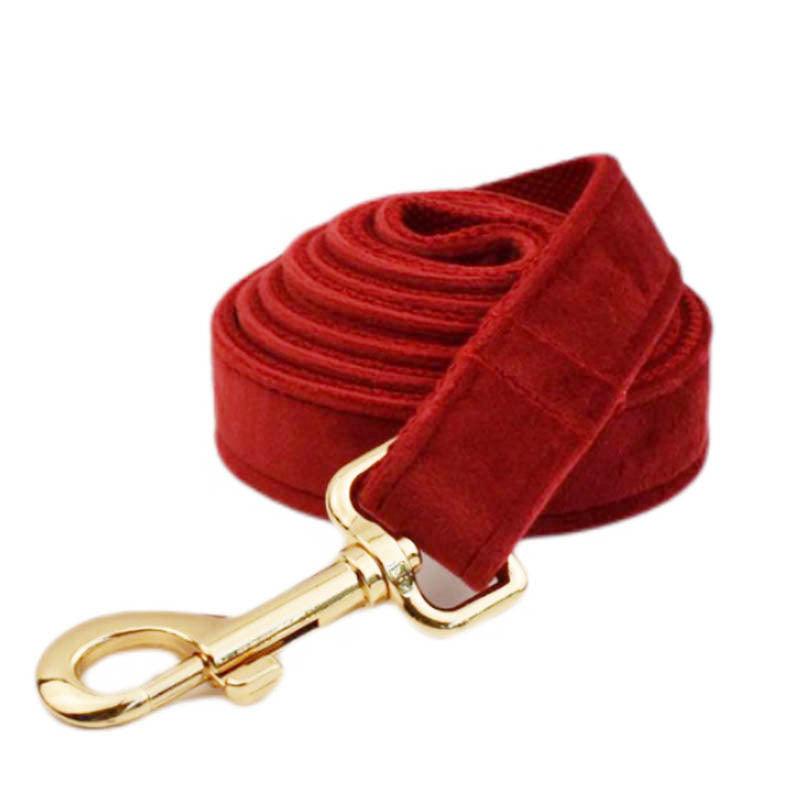 KFX-5391933 Five-Piece Dog Collar and Leash Set with Bow Tie and Poop Bag