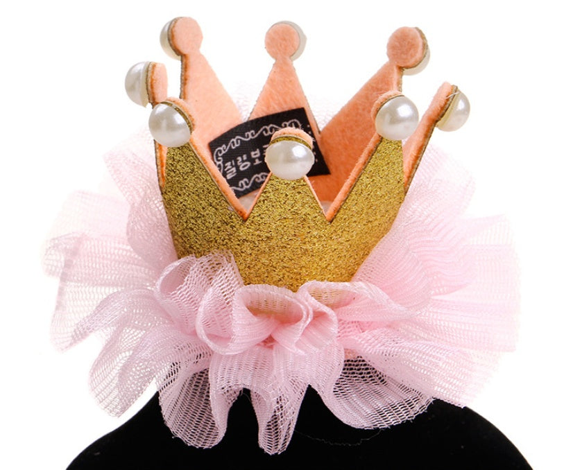 KFX-5394621 Fairy Pet Hat with Crown Options for All Seasons