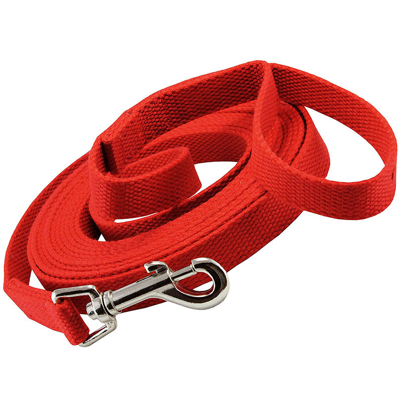 KFX-5396029 Durable Pet Training Nylon Traction Rope with Stainless Steel Bolt Buckle - 2m Long