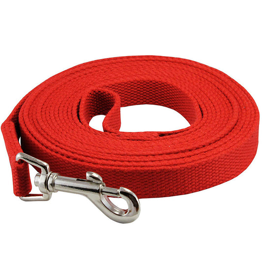 KFX-5396029 Durable Pet Training Nylon Traction Rope with Stainless Steel Bolt Buckle - 2m Long
