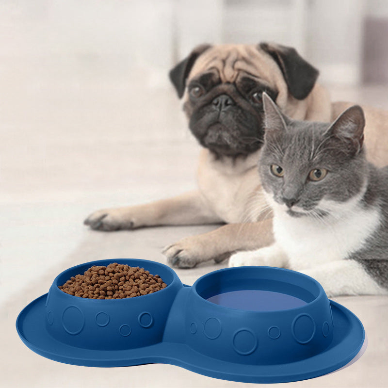 KFX-5396413 Dual-Sided Non-Slip Waterproof Silicone Mat for Pet Bowls and Feeders