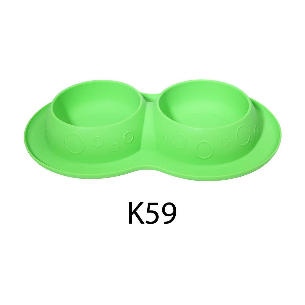 KFX-5396413 Dual-Sided Non-Slip Waterproof Silicone Mat for Pet Bowls and Feeders