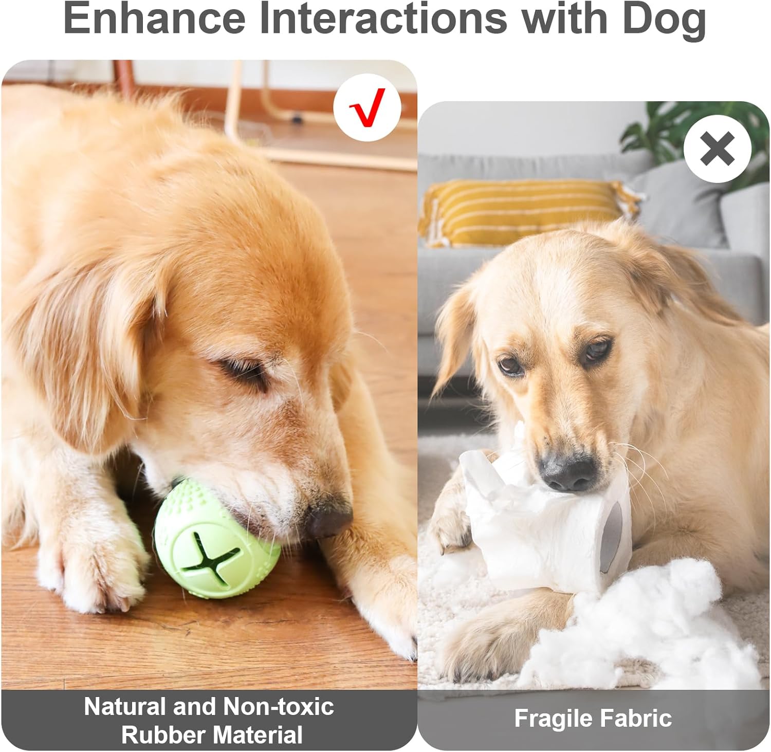KFX-5397693 Durable Bone-Shaped Chew Toy for Aggressive Chewers – Natural Rubber Dog Dental Care & Puzzle Treat Dispenser