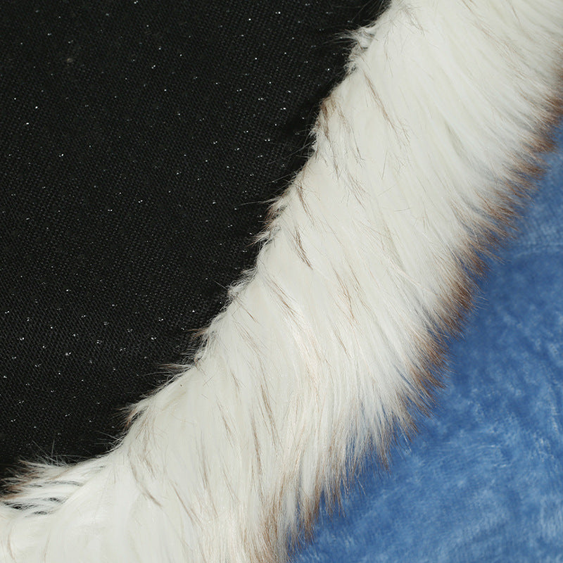 KFX-5398077 Plush Warm Pet Blanket for Cozy Snuggling and Protection on Sofas and Beds
