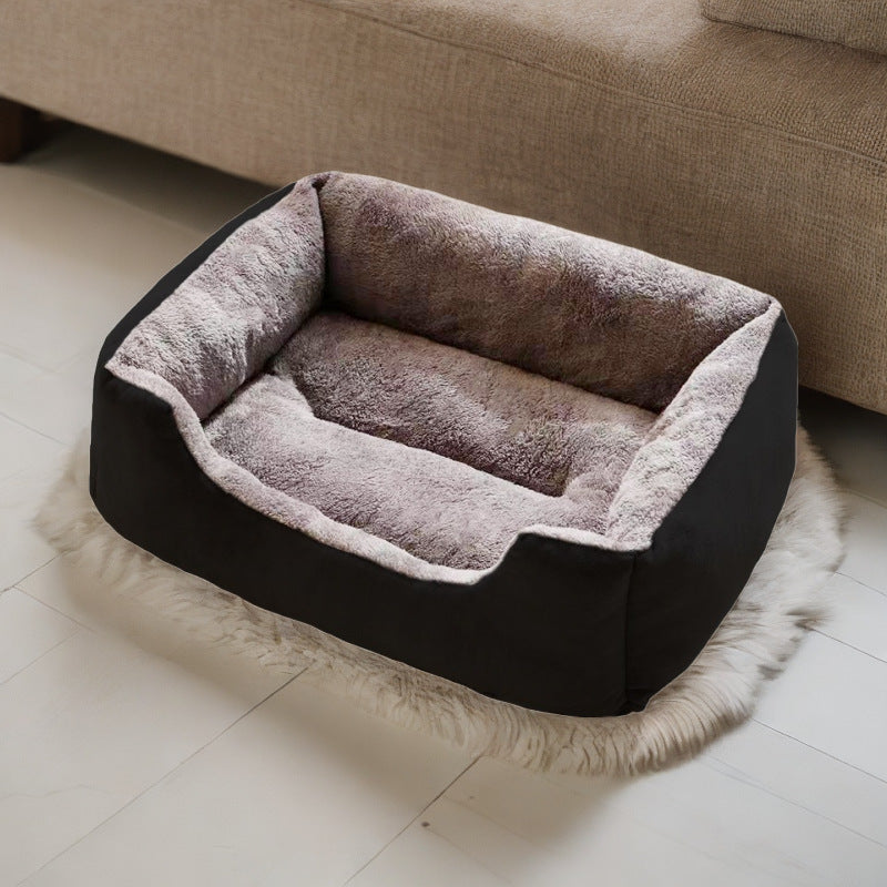 KFX-5399485 Warm Plush Cat and Dog Bed - Soft Cushions in Various Sizes for Comfort and Cozy Rest