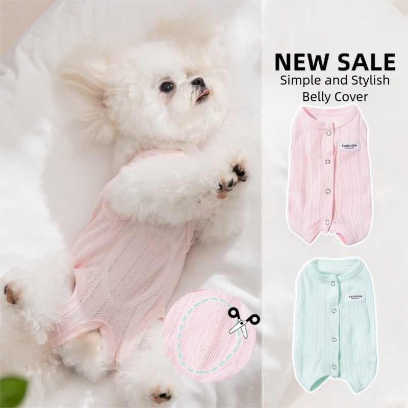 KFX-5400765 Cat Recovery Suit for Post-Surgery Comfort, Breathable Onesie for Female Cats, Anti-Licking Wound Protection