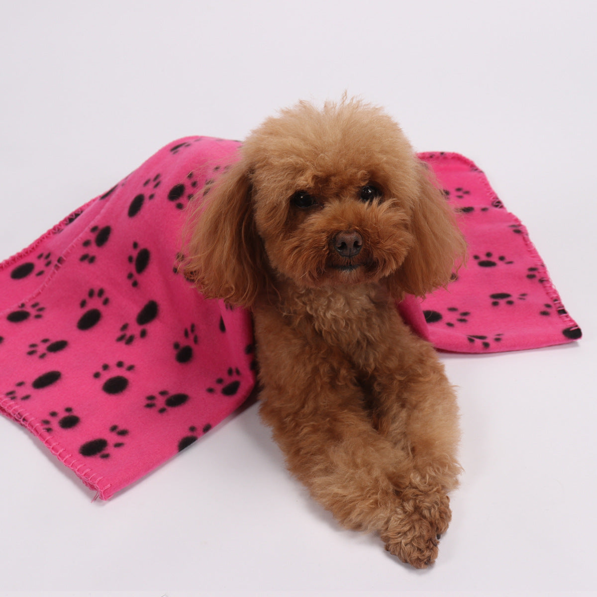 KFX-5403837 Reversible Double-Sided Fleece Pet Blanket for Dogs and Cats in Various Colors and Patterns