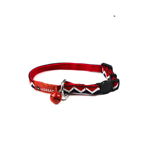 KFX-5403965 Geometric Design Cat Collar with Adjustable Neck Size 20-30cm and 1.0cm Width