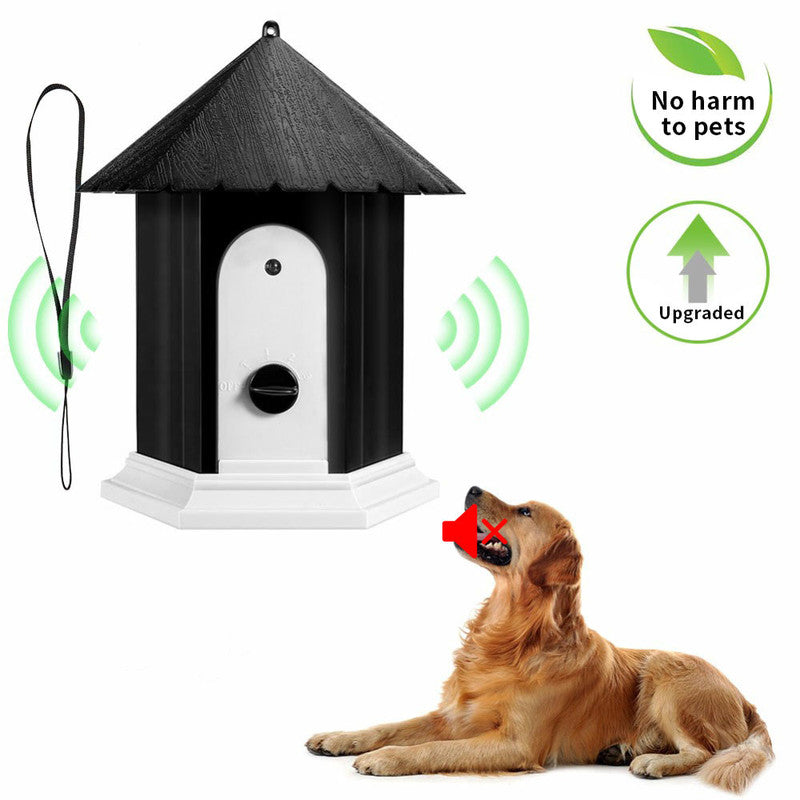 KFX-5405245 Ultrasonic Bark Control Device for Outdoor Use - Waterproof and Durable, 3 Sensitivity Levels