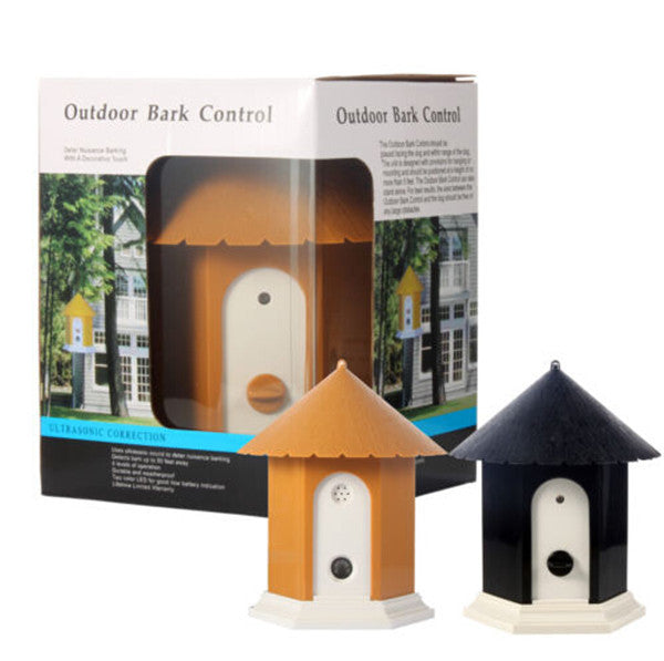 KFX-5405245 Ultrasonic Bark Control Device for Outdoor Use - Waterproof and Durable, 3 Sensitivity Levels