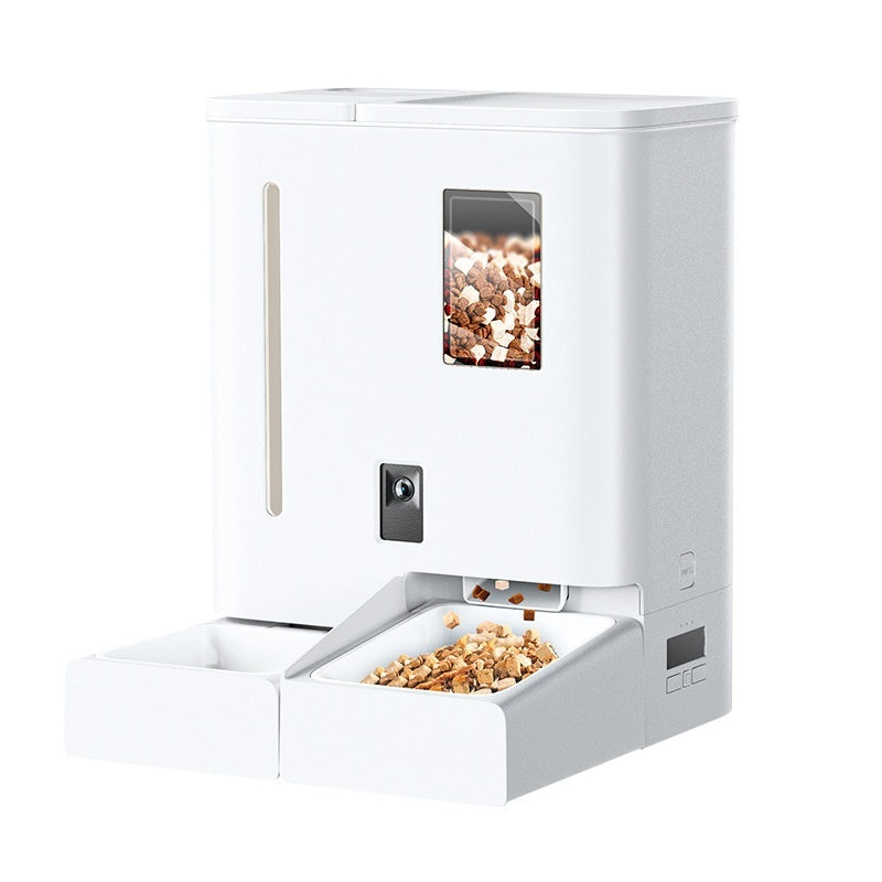 KFX-5405757 Wireless Smart Automatic Pet Feeder with WiFi and Video for Cats