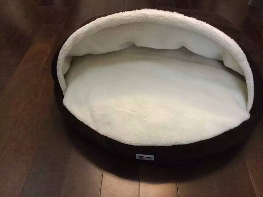 KFX-5406013 Wool Thickened Removable Half Roof Cat House for Comfort and Warmth
