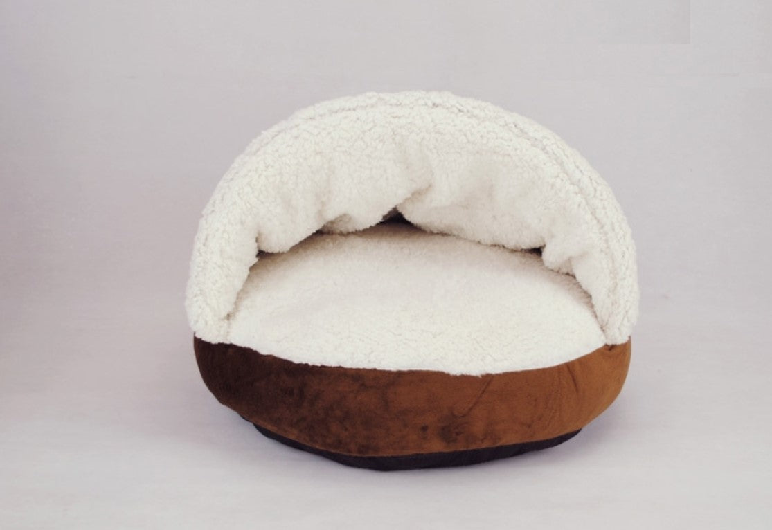 KFX-5406013 Wool Thickened Removable Half Roof Cat House for Comfort and Warmth