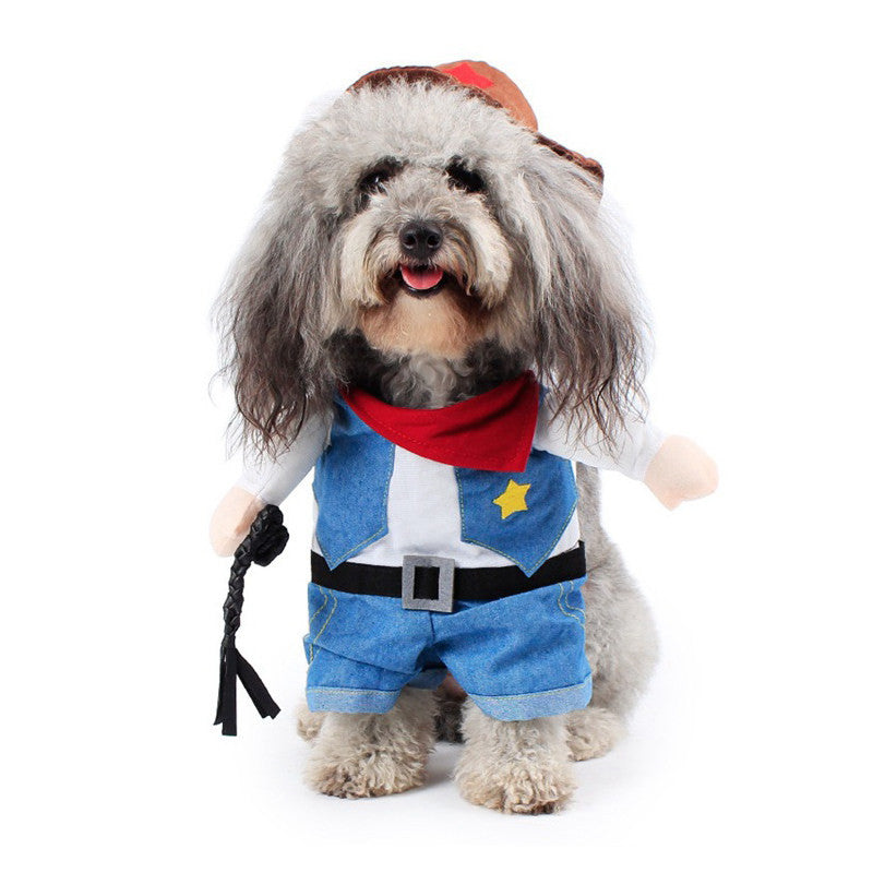KFX-5406141 Festive Pet Costumes - Pirate, Police, and Santa Outfits with Adjustable Accessories
