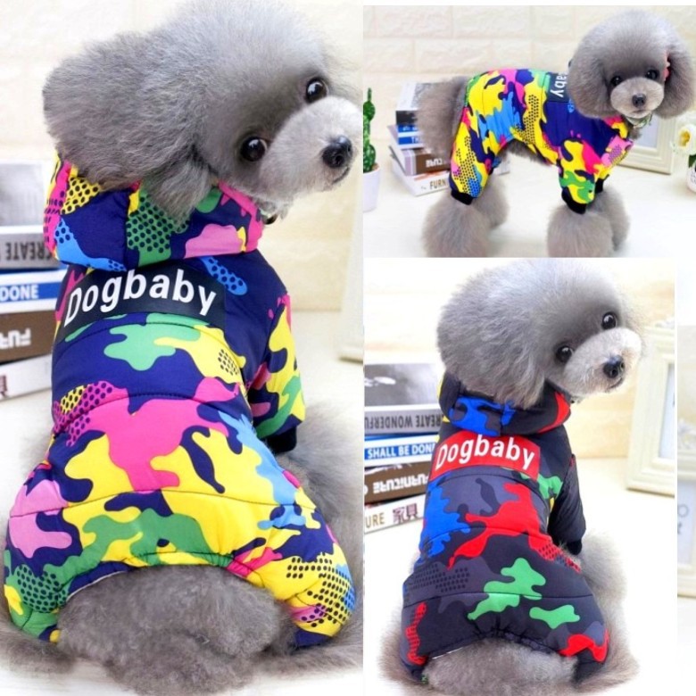KFX-5406397 Winter-Ready Thick Cotton Padded Dog Overall for All Breeds