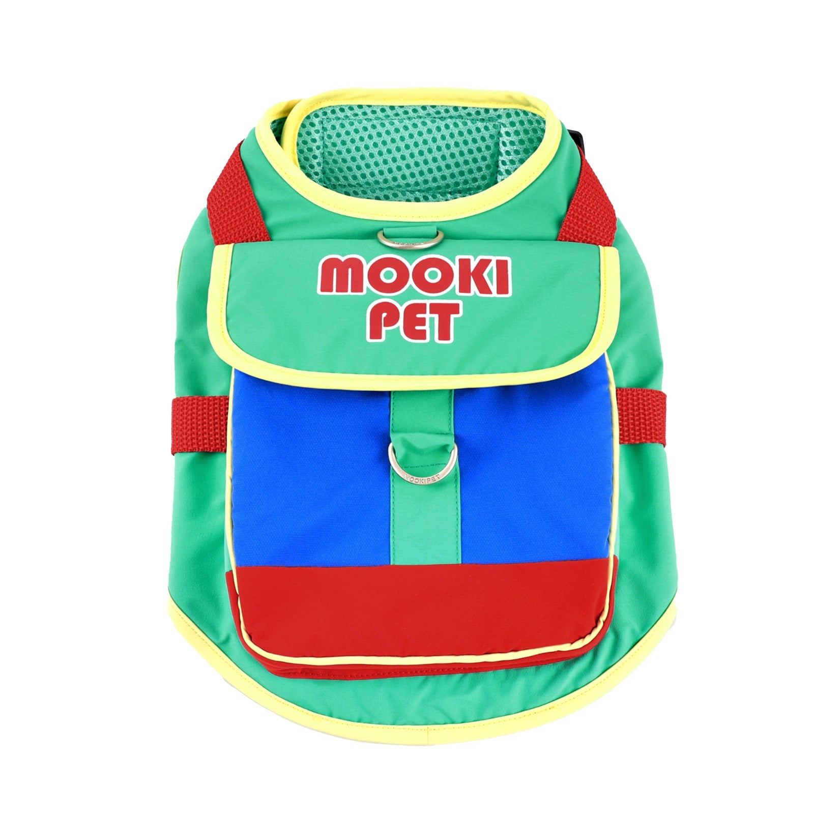 KFX-5407549 Mookipet Medium-Sized Dog Pet Traction Strap in Green - Casual Polyester Clothing for Cats and Dogs
