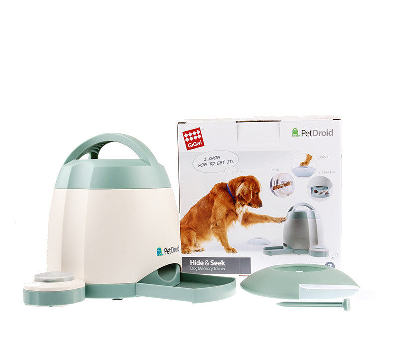 KFX-5407933 Automatic Button-Activated Pet Feeder for Dogs with USB Charging, Non-Toxic Material