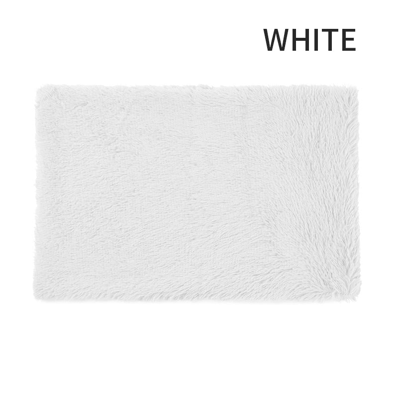 KFX-5409213 Ultra Soft Washable Dog Bed with Non-Slip Bottom and Matching Cover - Fluffy Mat for Small to Large Dogs