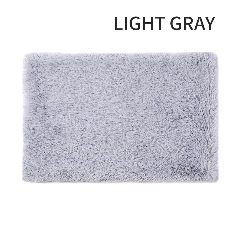 KFX-5409213 Ultra Soft Washable Dog Bed with Non-Slip Bottom and Matching Cover - Fluffy Mat for Small to Large Dogs