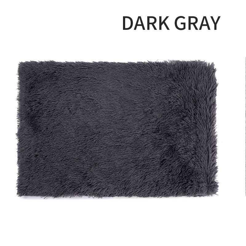KFX-5409213 Ultra Soft Washable Dog Bed with Non-Slip Bottom and Matching Cover - Fluffy Mat for Small to Large Dogs