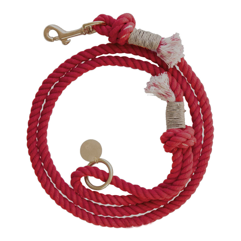 KFX-5411517 Hand Woven Cotton Dog Traction Rope - 12mm Thick, 150cm Long