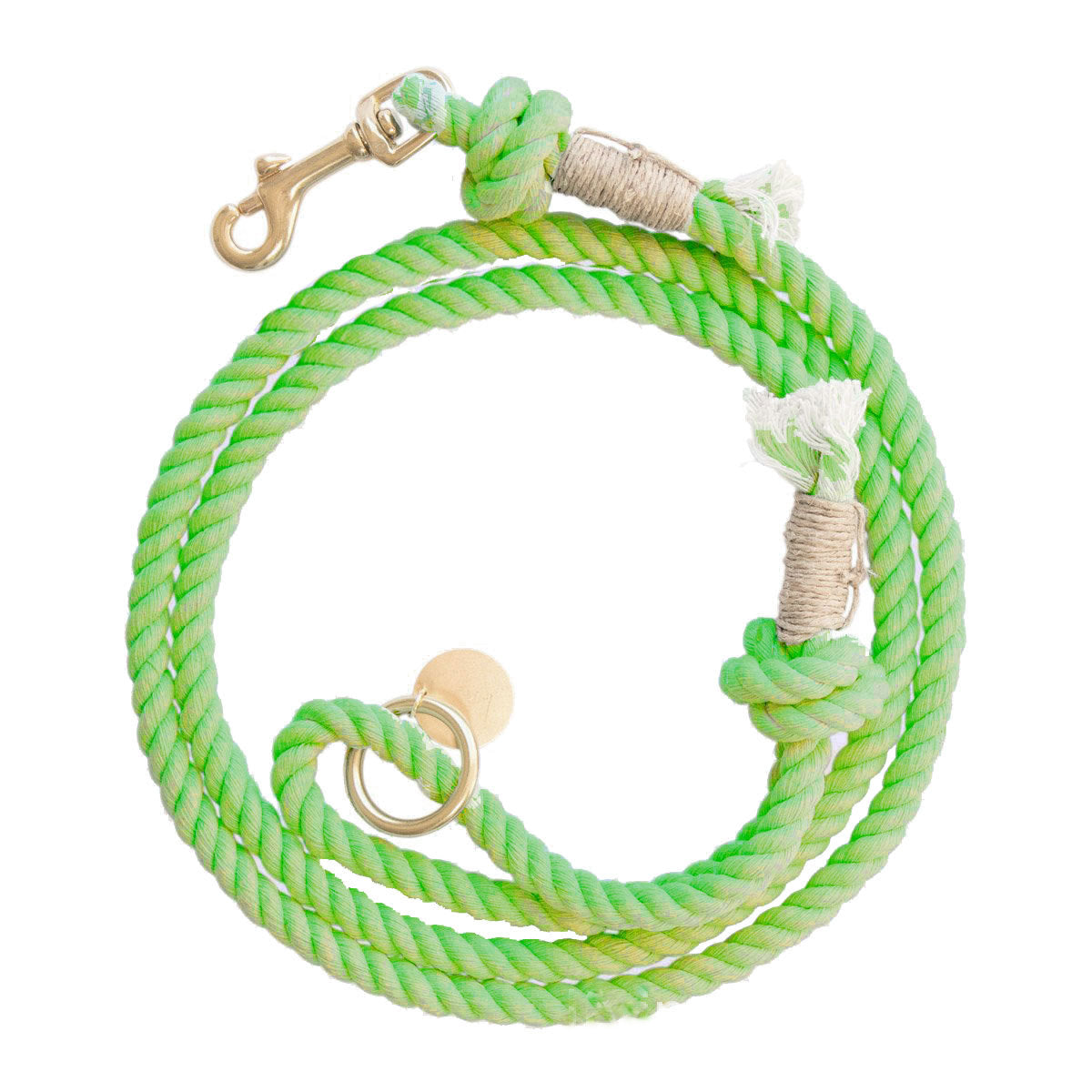 KFX-5411517 Hand Woven Cotton Dog Traction Rope - 12mm Thick, 150cm Long