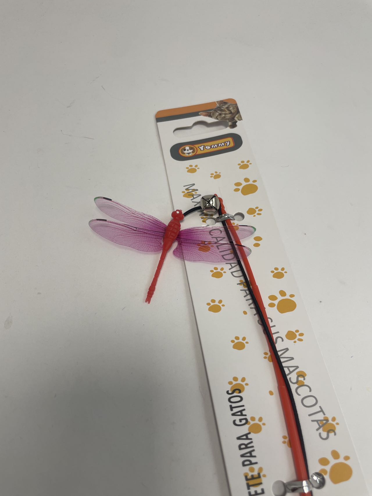 KFX-5412541 Small Dragonfly Cat Teaser Wand for Interactive Play and Exercise