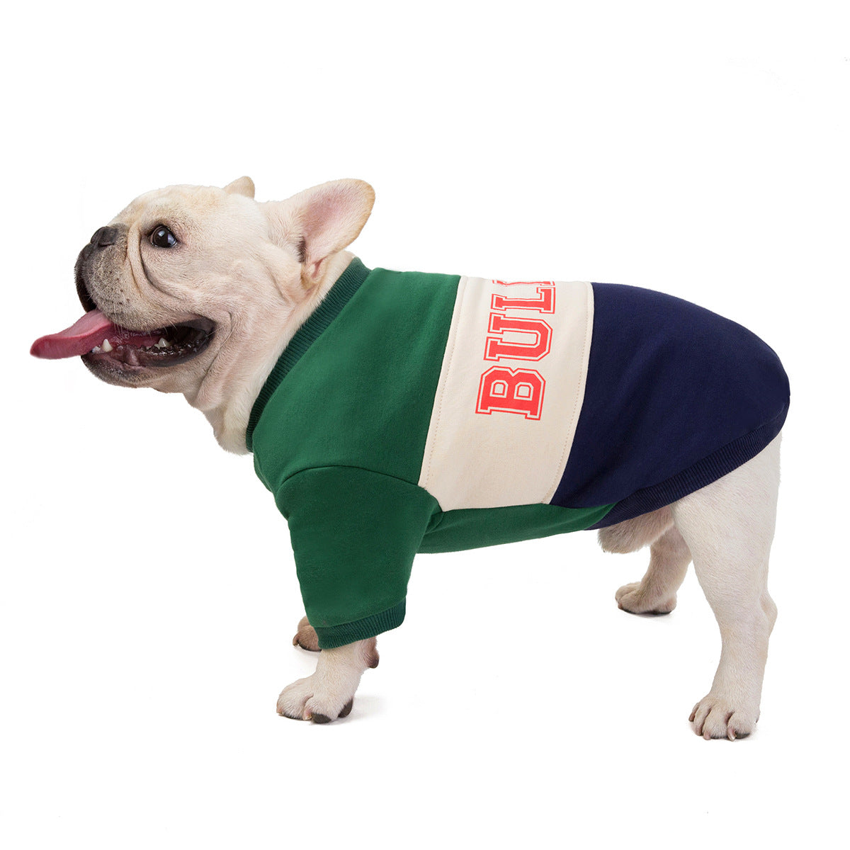 KFX-5412797 Cotton Pet Sweater for Autumn and Winter in Green and Wine Red