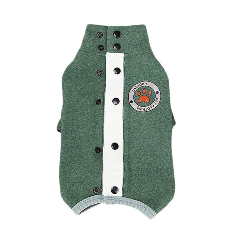 KFX-5415869 Warm and Cozy Winter Teddy Coat for Small Dogs with Adjustable Belly Protector and Reflective Safety Features
